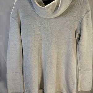 Merona Women's Light Gray Cowl Neck Sweater